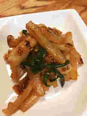 大根とちくわの炒め物