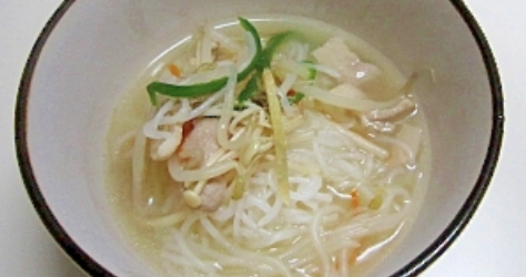 糸こんにゃく鶏がらスープ味