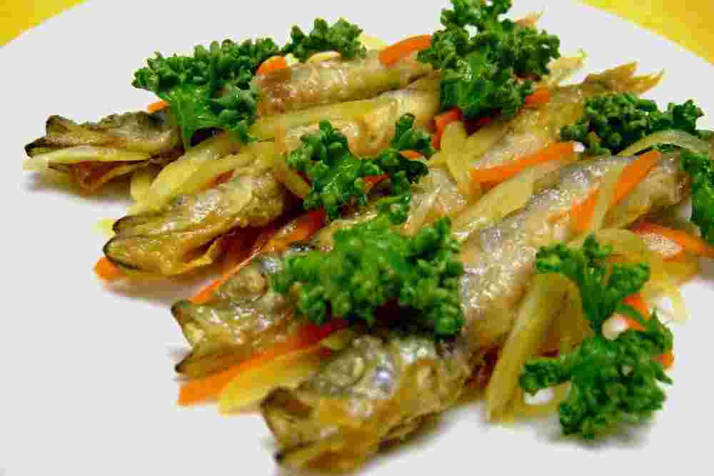ししゃもの中華風カレーマリネ