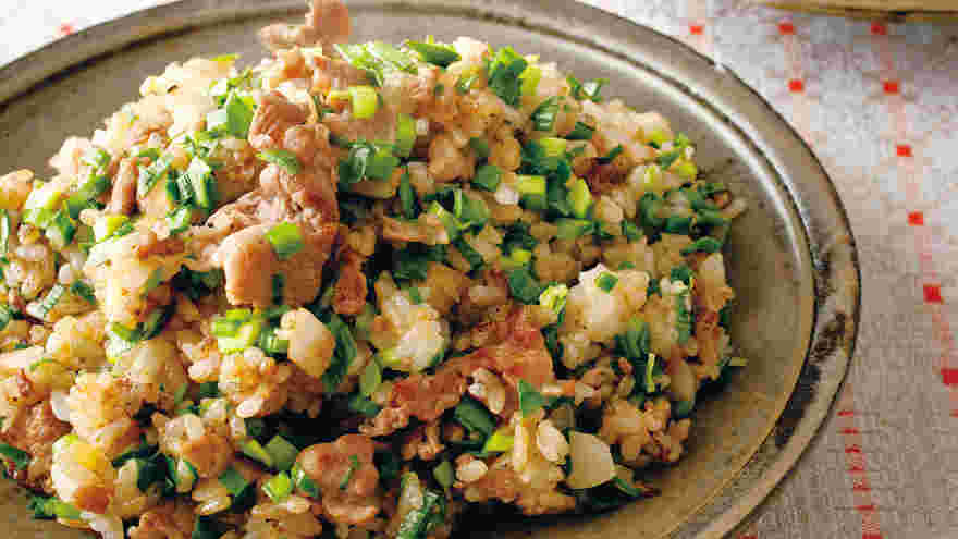 美味しいにんにくチャーハン