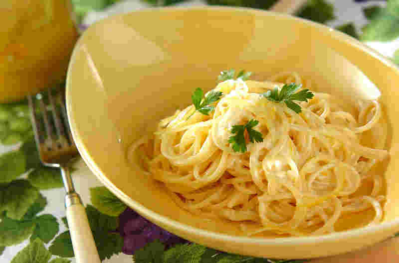 塩レモンのパスタ