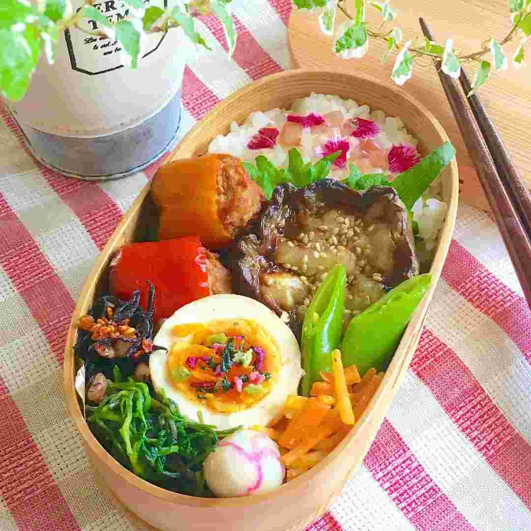 5色を使ったおしゃれなお弁当