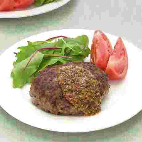 豚と牛の切り落とし肉のハンバーグ