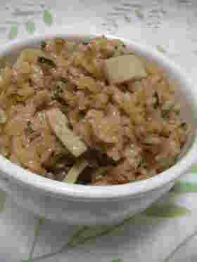 しめじとエリンギの混ぜご飯