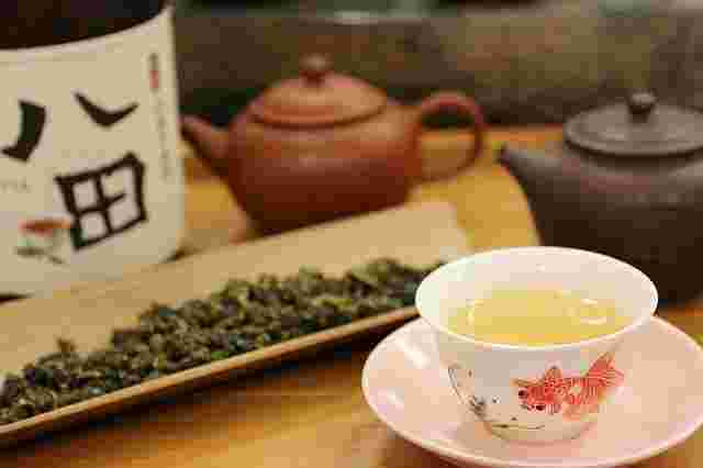 凍頂烏龍茶と焼酎