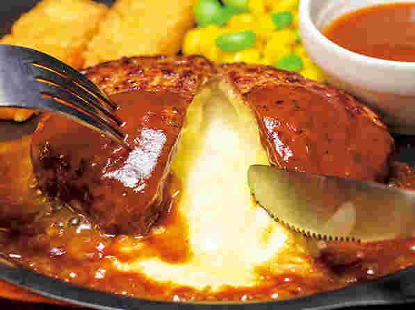ガストのチーズインハンバーグ