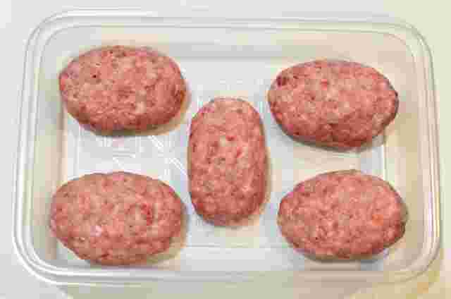 ハンバーグの厚み