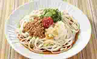 梅おろし納豆うどん