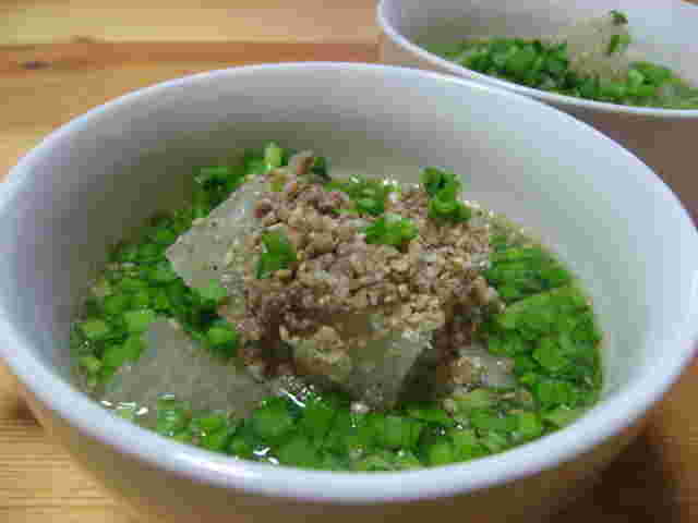 大根の坦々風中華スープ