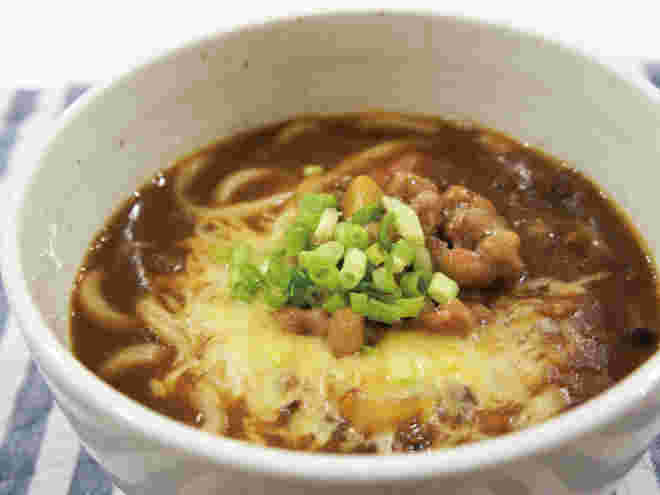 納豆カレーうどん