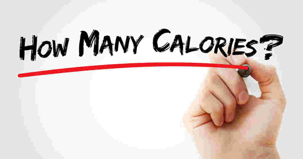 「HowManyCALORIES?」と英語で書いてある。