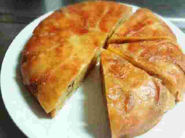 さつまいもとリンゴケーキ