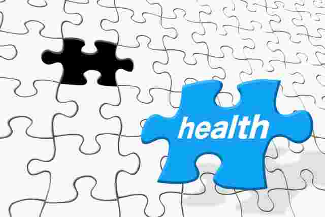パズルとhealthと書かれたパズルのピース