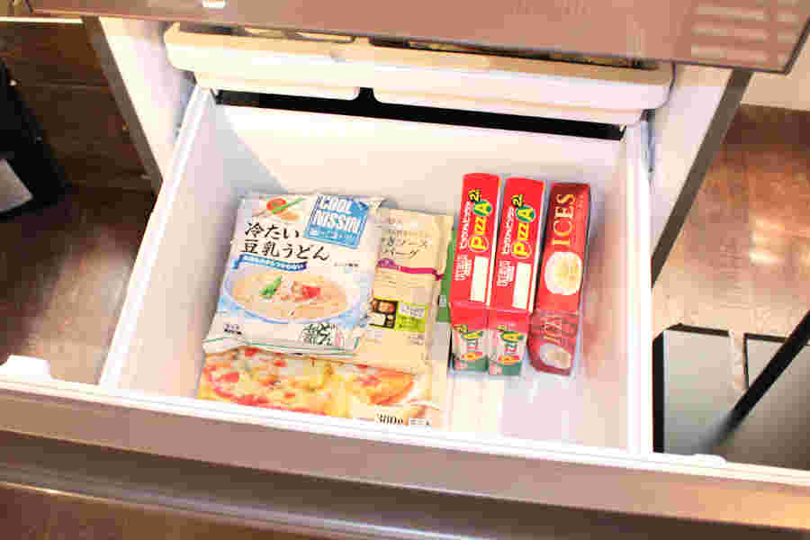 冷凍庫内の様子