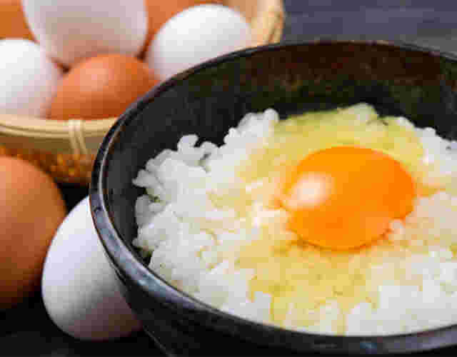 美味しそうな卵かけごはん