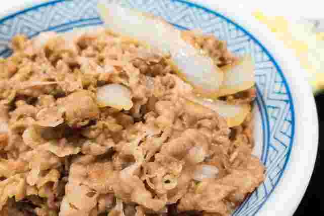 牛肉たっぷりの美味しい牛丼