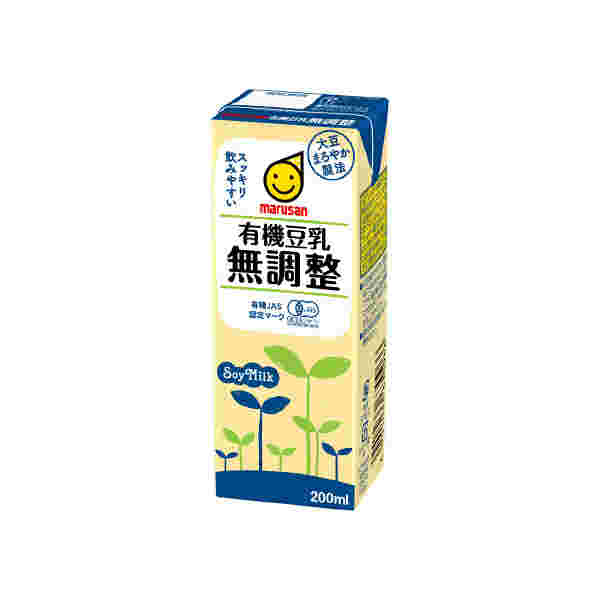 パックの無調整豆乳