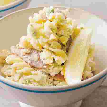 枝豆のレモン風味サラダパスタ画像
