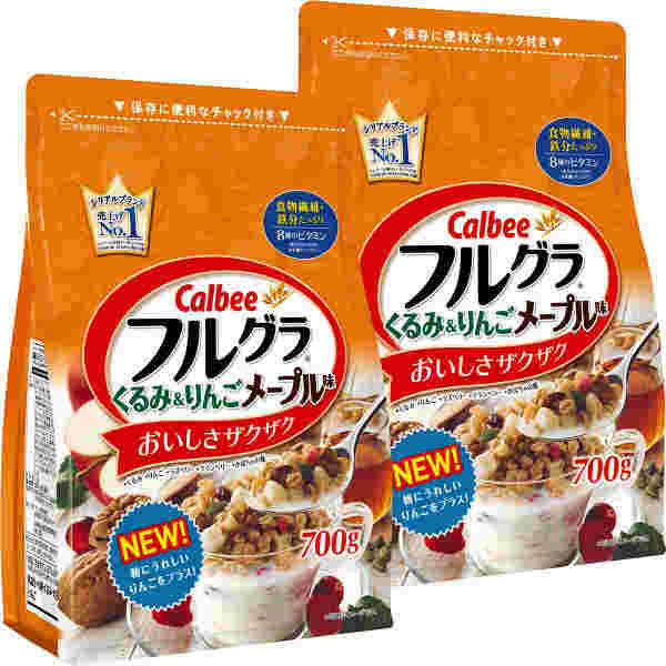 フルグラくるみ＆りんごメープル味