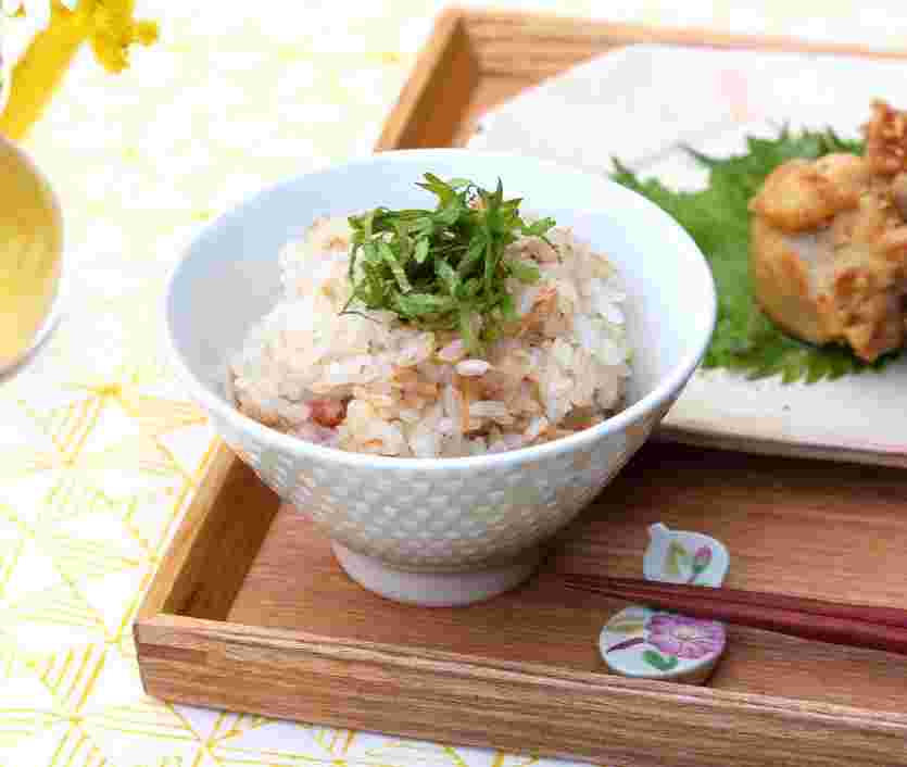 梅とツナの炊き込みご飯