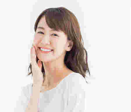 美肌の女性のイメージ