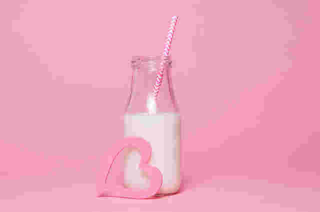 ビンに入った牛乳