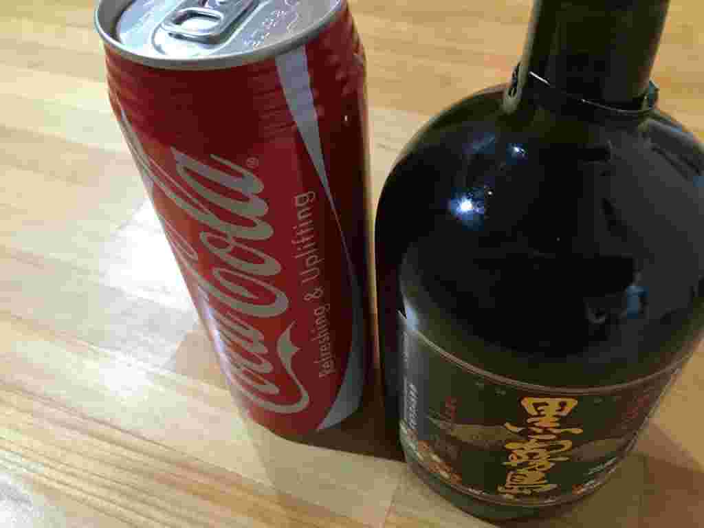 焼酎とコーラ