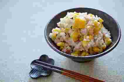 とうもろこしの炊き込みご飯