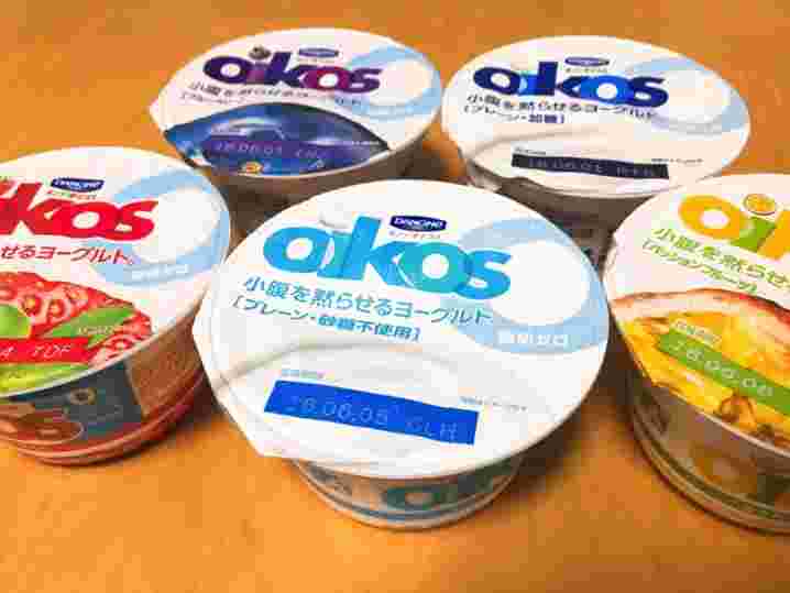 5種類の味のヨーグルト