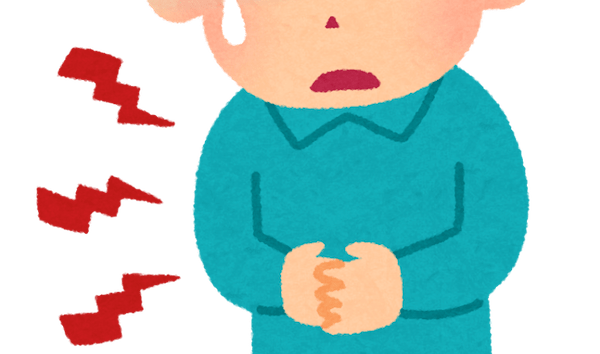 なかが緩くなるイラスト