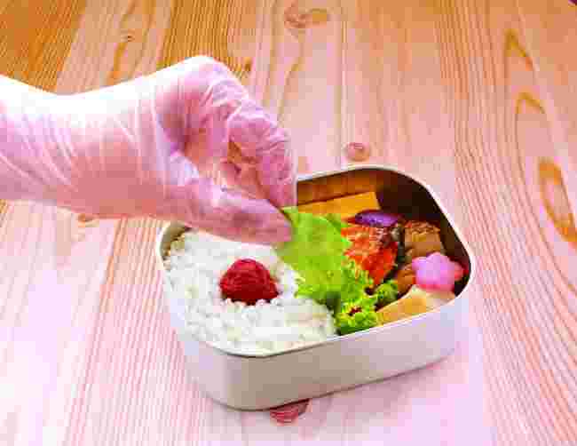 調理するときは手袋をしよう