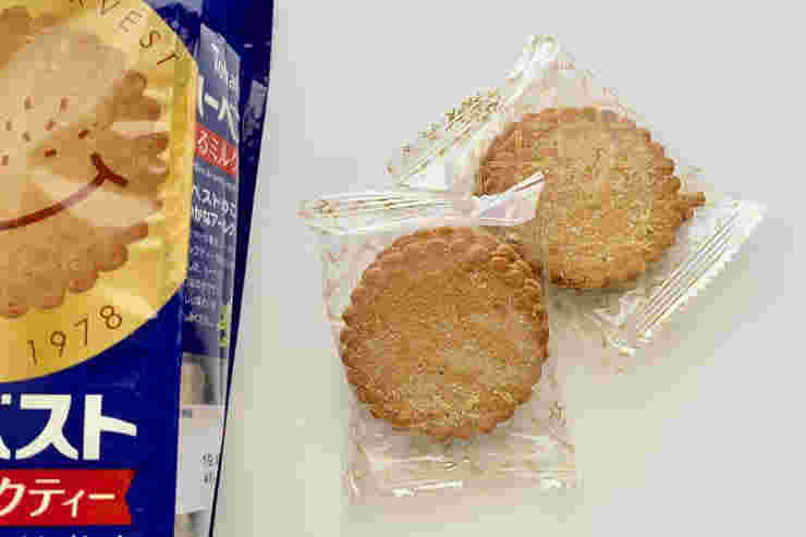 個包装されたハーベストのお菓子