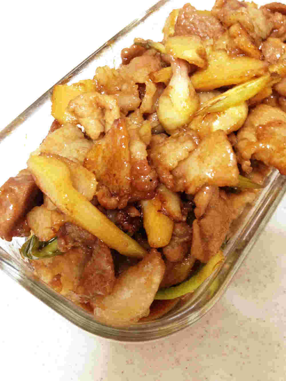 葉生姜のざっくり生姜焼き