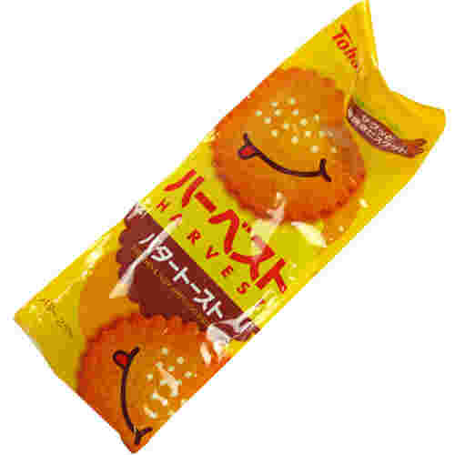 ハーベストのバタートスト味のパッケージ