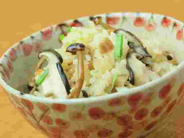 いぶりがっこご飯