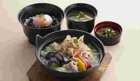 豚みぞれ煮朝食