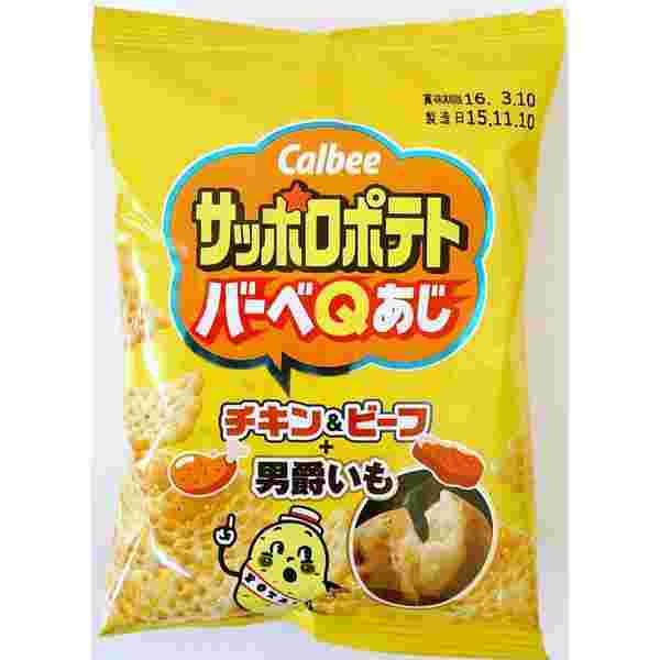 サッポロポテトバーベキュー味のパッケージ