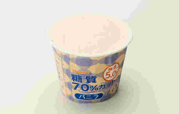 シャトレーゼの濃厚バニラの糖質70%カットのアイス