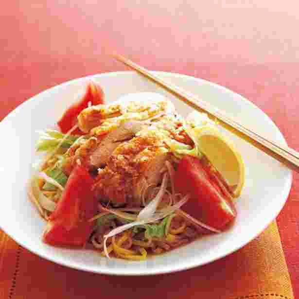 から揚げのっけ冷やし中華