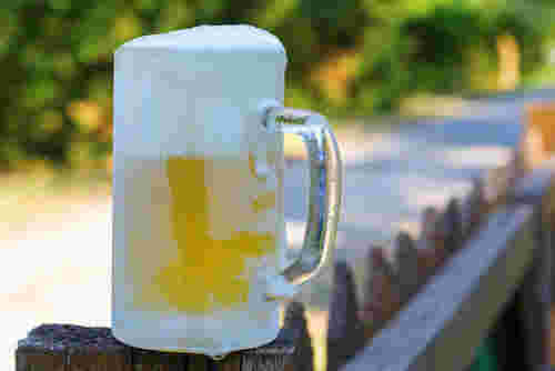 キンキンに冷えた生ビール