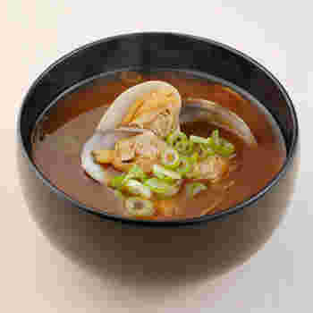 あさりの赤味噌汁