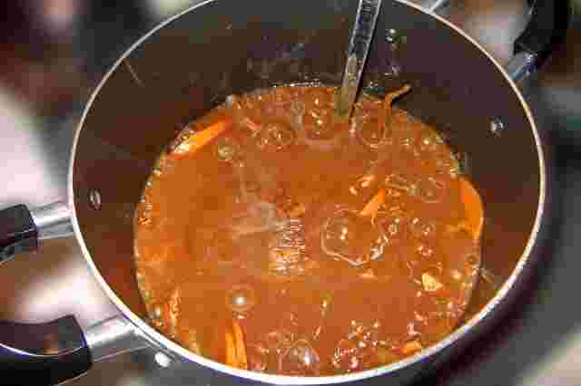 作ったカレー
