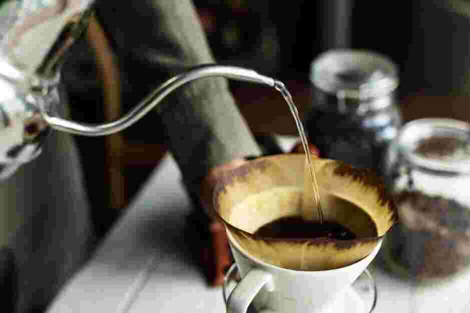 ドリップ式のコーヒー