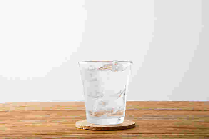 水割りの焼酎