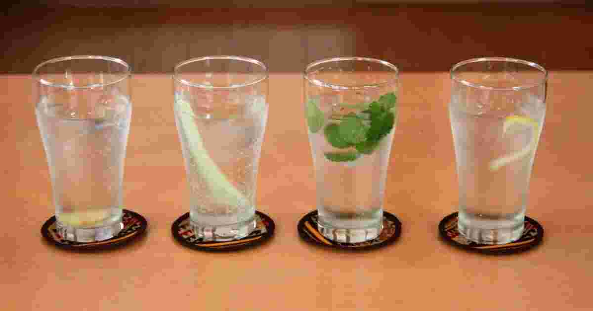 色々な焼酎のソーダ割り