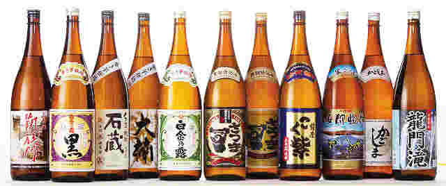 色々な芋焼酎