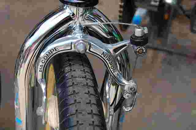 自転車のアップ