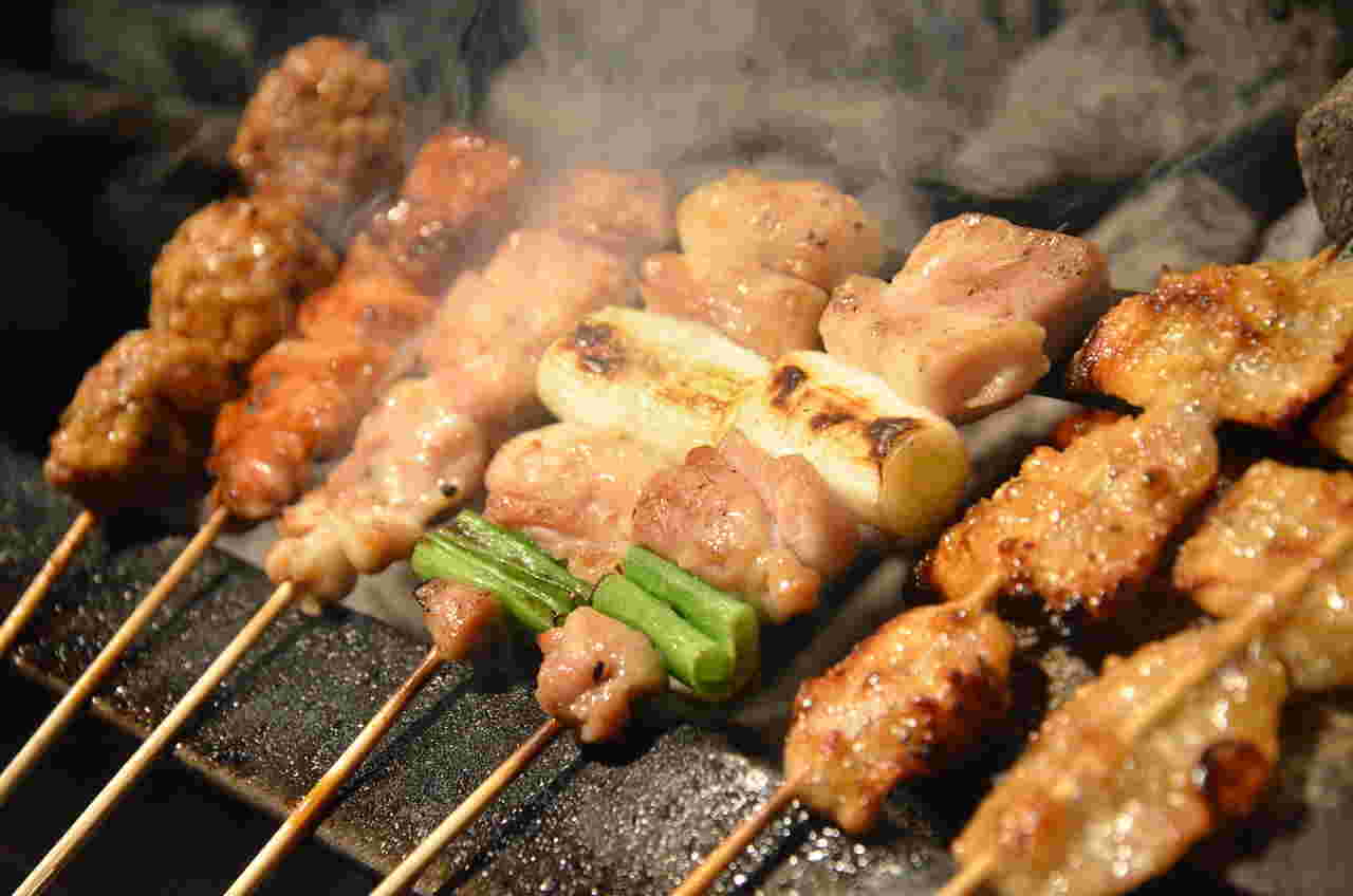 焼き鳥の盛り合わせ