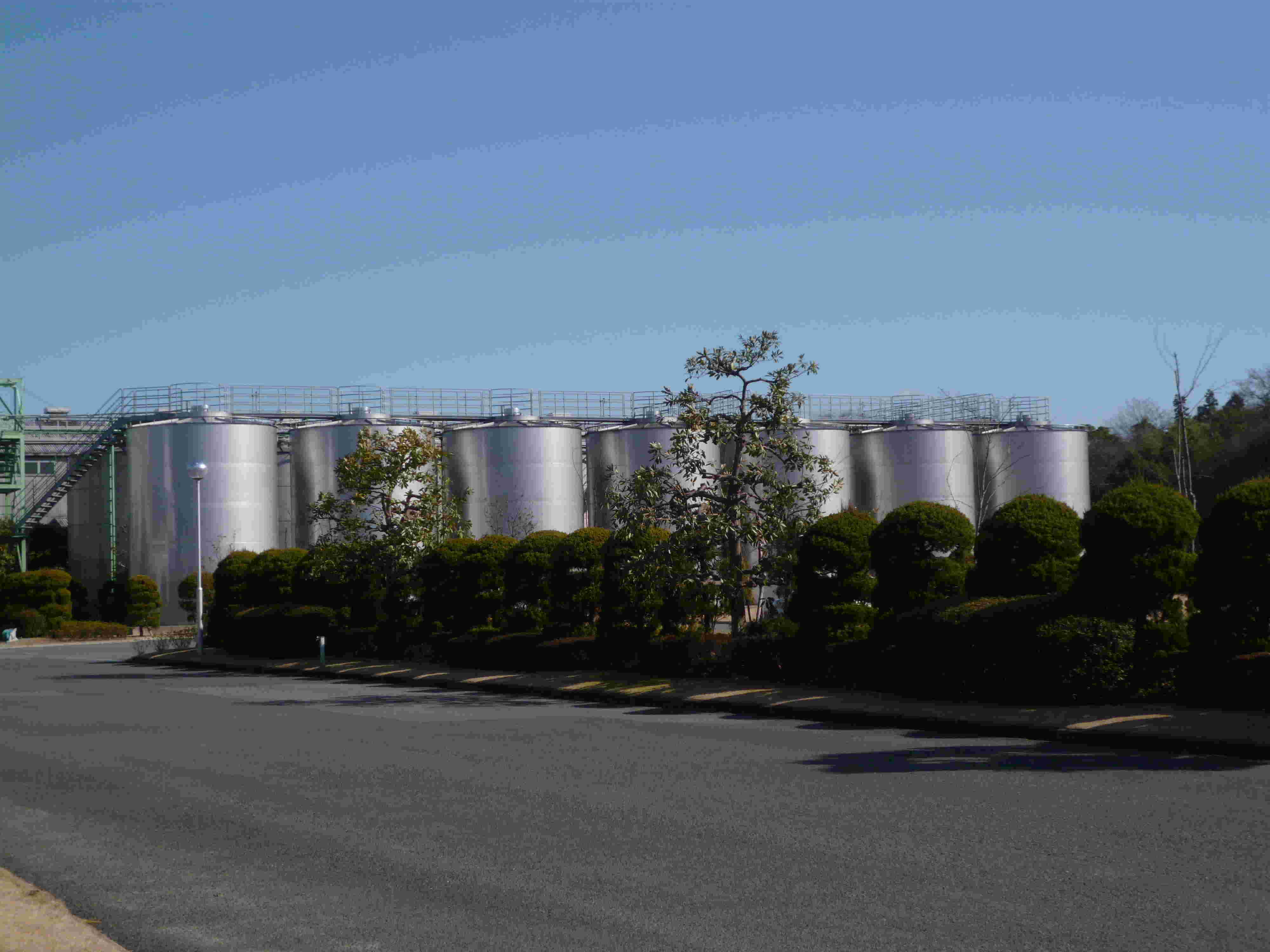 大分県にある二階堂酒造の外観の様子
