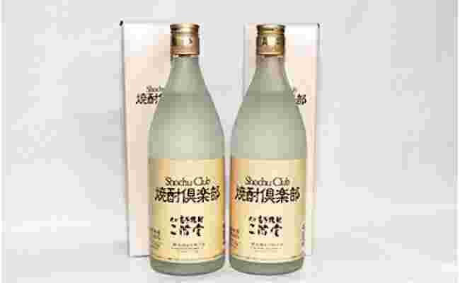 親しみやすいボトルが特徴の二階堂酒造の焼酎倶楽部の様子